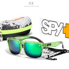 New Spy Polarized Sunglasses Men Classic Ken Block Unisex Square -- C3