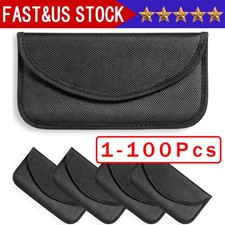 Faraday Bag Cell Phone Wallet Blocker Radiation Signal Shielding Case Lot
