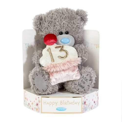 Me to You Tatty Teddy Plush 15cm-High 13th Birthday Bear - Official 