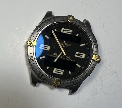 Breitling Chronometer AerospaceF75362 Titanium Quartz Original Swiss 2003 REPAIR