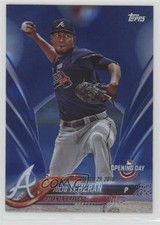 2018 Topps Opening Day Rainbow Blue Foil Julio Teheran #144 2f4