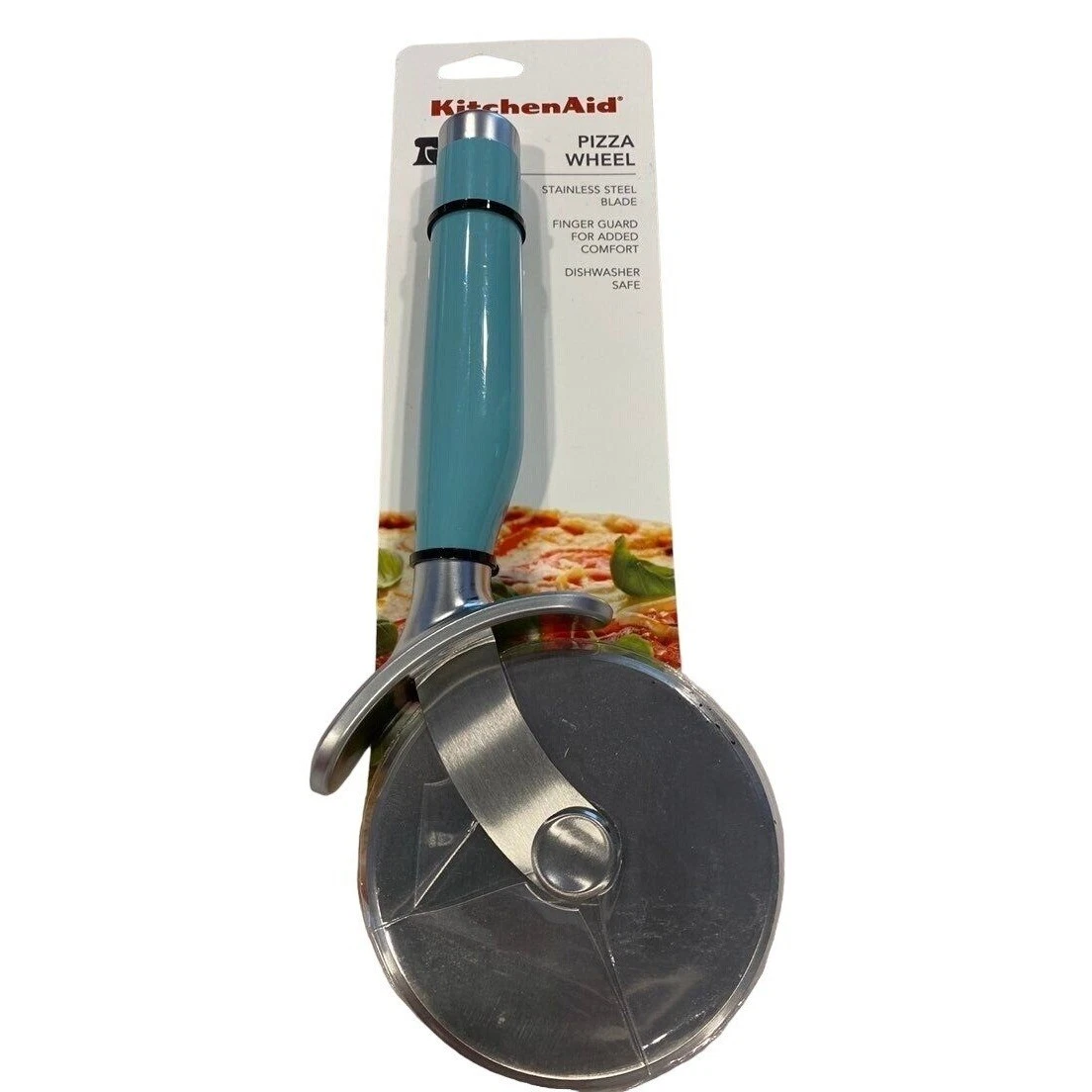 KitchenAid Aqua Pizza Cutter Model KE113OHAQA AQUA New With Tags!
Opens in a new window or tab