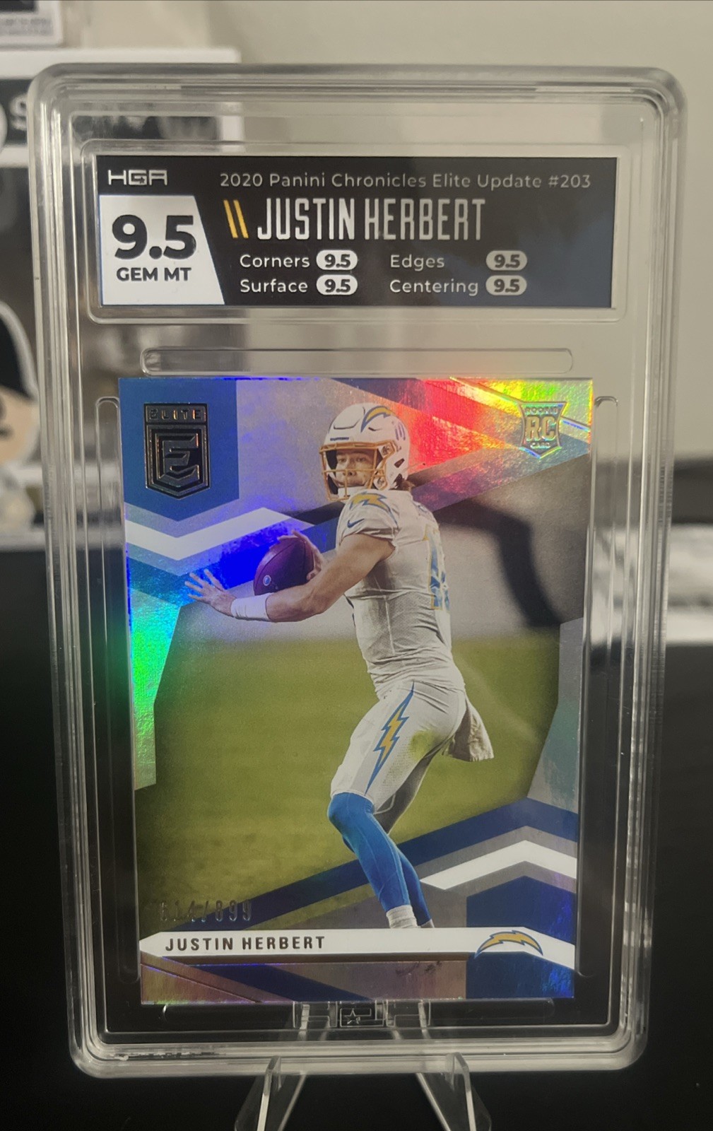 2020 Panini Chronicles - Elite Update Justin Herbert #203 /899 (RC)