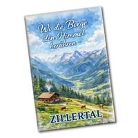 Wo Die Berge Den Himmel BerüHren Souvenir Souvenir Magnet - Zillertal