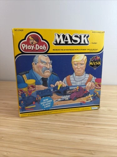 Vintage 1986 Kenner M.A.S.K Play-Doh Modeling Set In Box NEW SEALED Play-Doh