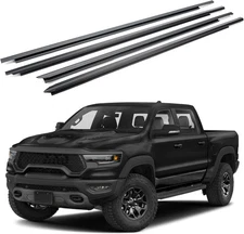 Window Moulding Belt Glass Sweep Felt Trim Seal Weather Stripping Kit Black 