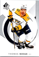 2024-25 Upper Deck SP Authentic Thomas Novak #51 Predators