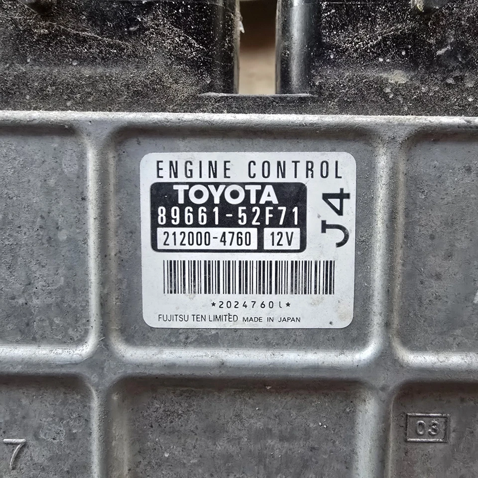 2008 Scion XD ECU/ECM  89661-52F71 - Image 2 of 2