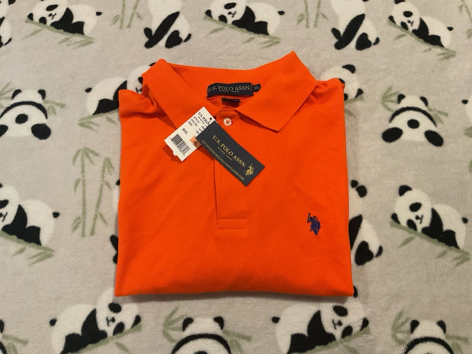 Beverly Hills Polo Club Men's Polo Shirt Size 3XL Orange Logo Embroidered
Opens in a new window or t