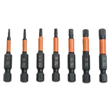 Multi Size 7pcs Screwdriver Bit Set Compatible with Various Drilling Needs