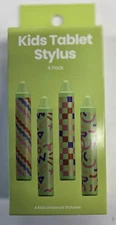 4Pack Kid-Friendly Stylus Pens for Touch Screens Kids Samrt Watch,Tablet,iPad