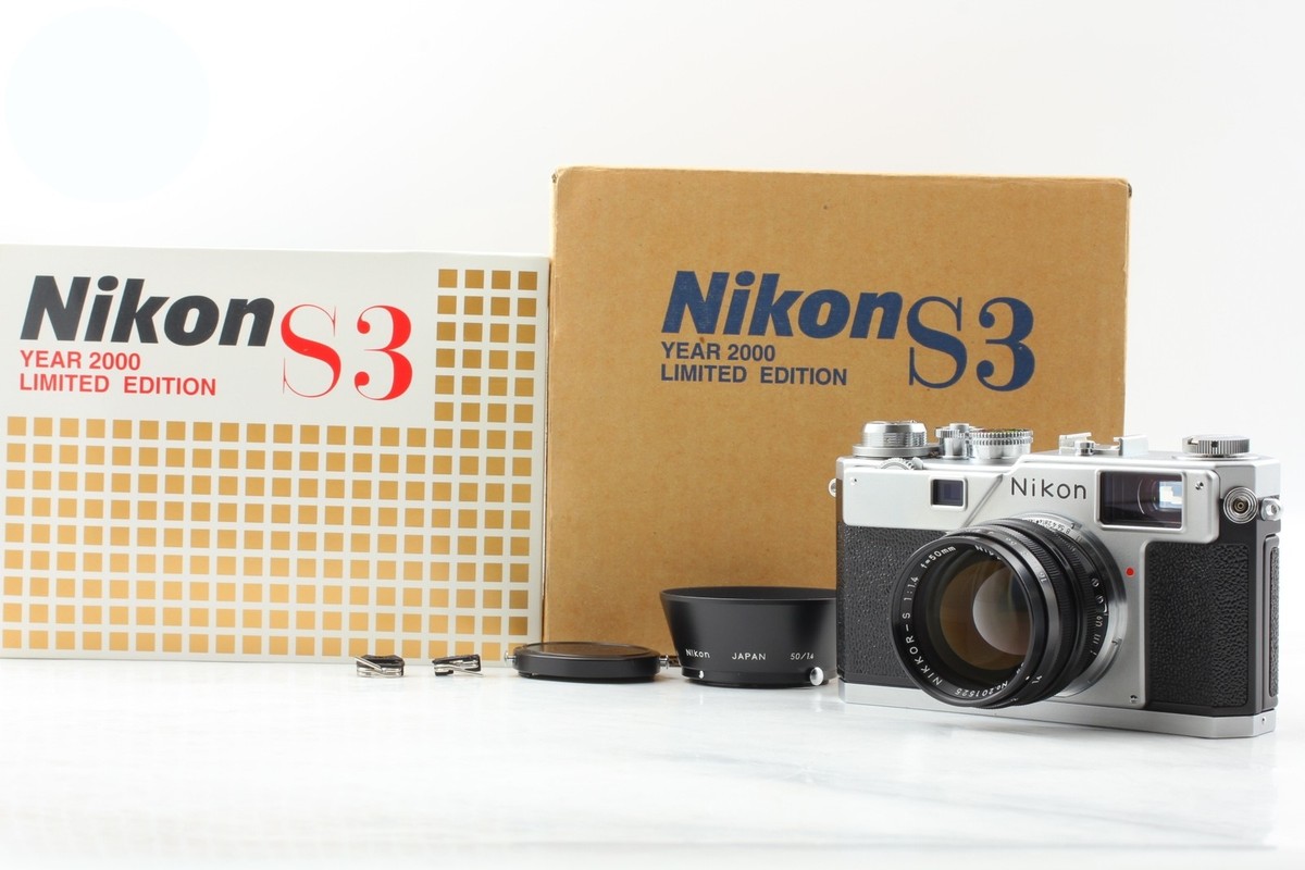 香真 ‼️NIKON‼️未使用品NIKON Ｓ3 2000年限定品‼️ Unused in Box］Nikon S3 Year 2000 Limited Edition w/ 50mm f1