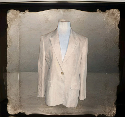 Jacket MAX MARA Women Sz. 10 Beige 