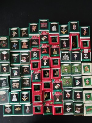 Choose From an Assortment of Hallmark Keepsake Miniature Ornaments - NIB Set 2