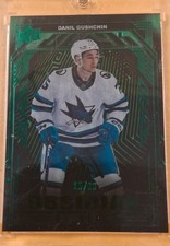 2023-24 SPx - Ud Black Obsidian Rookies Danil Gushchin Emerald #15/30 Sharks!