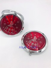 12 Quinceanera Party favor Compact Mirror recuerdos de quincea era Burgundy