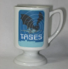 Sperry Univac TASES Coffee Mug Sonar BAT Vintage IT Flight Computer System Rare