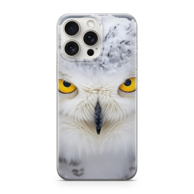 KAKADU LION Handy Hülle Transparent für iphone 13 PRO MAX Schnee Eule M7