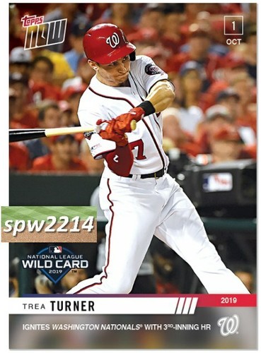 2019 Topps Now 935 Trea Turner