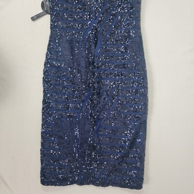 as u wish blue sequin dress As U Wish Mini Full Mermaid Sequined Mini Dress, S