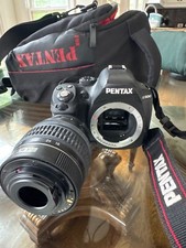Pentax k-500 camera with 18-55 lens