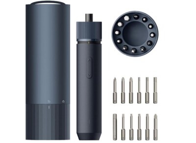HOTO ELECTRIC SCREWDRIVER 3.6V CORDLESS SET RECHARGEABLE-12 BITS- LED LIGHT-NEW
