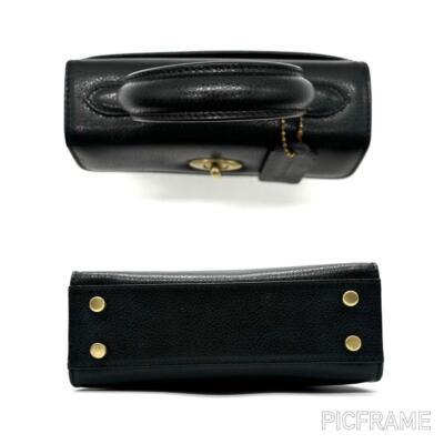 Vintage Coach 4413 Madison Gracie Satchel Crossbody Bag Black