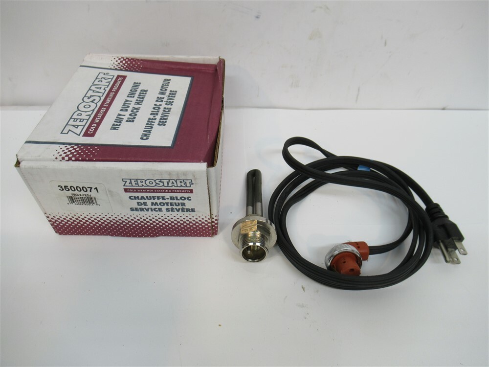 Zerostart 3500071, Threaded Oil Pan Heater w/ 31/2" Long Element