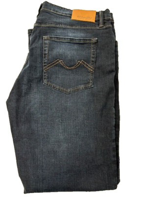 URBAN STAR MEN'S PREMIUM APPAREL STRAIGHT LEG RELAXED FIT(BLUE, 32WX30L)NWOT