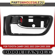 Front Or Rear Driver Chrome Black Interior Door Handle For Toyota Camry 02-06 Front Or Rear Driver Chrome Black Interior Door Handle For Toyota Camry 02-06