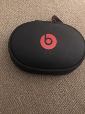 Dr. Dre Beats Earbuds Hard Shell Zipper Protective Logo Case