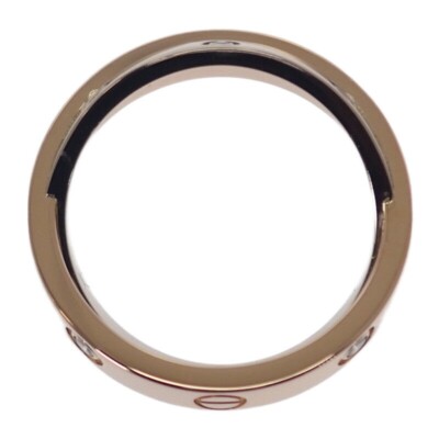 CARTIER Be Love Ring K18 Rose Gold K18 White Gold Diamond Size 47 