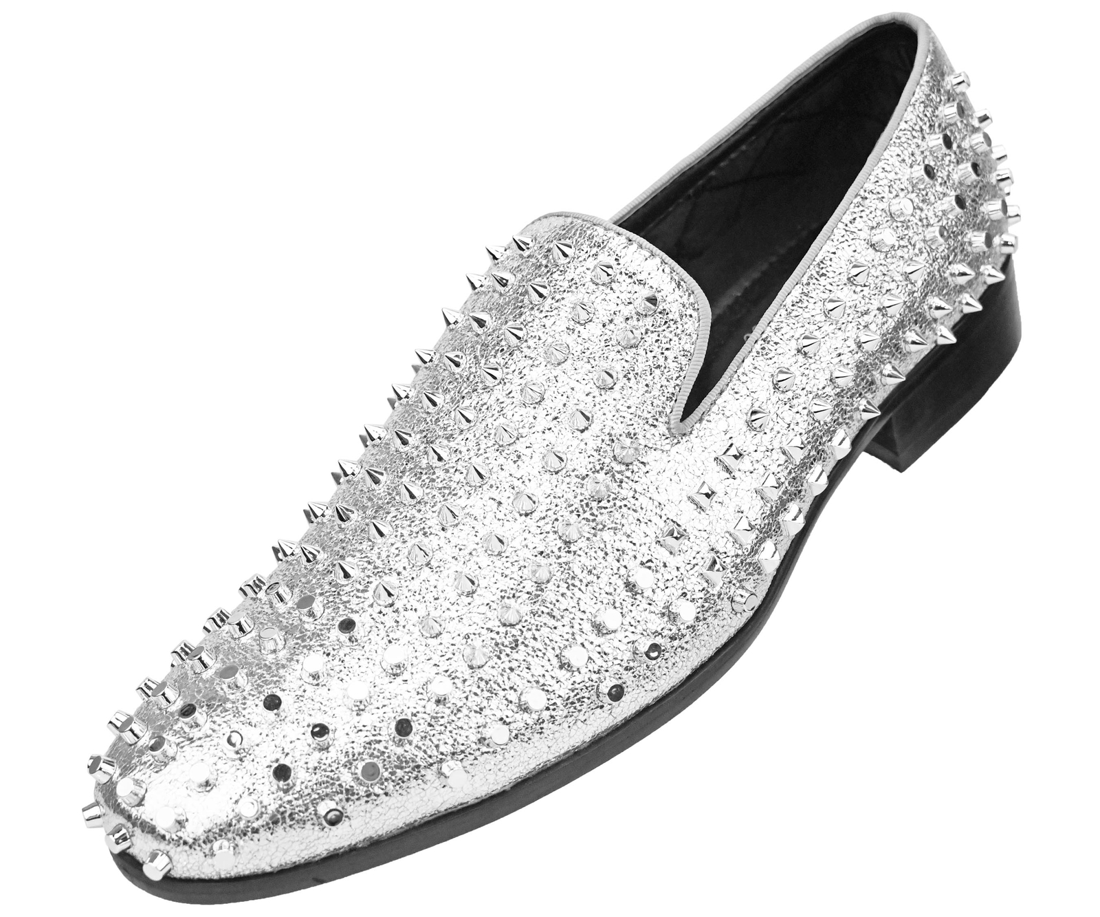 Amali Spiked and Studded Mens Loafers 