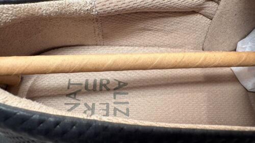 Entrenadores de cuero Naturalizer UK 5 / EU 38 Marianne negros waffle sin cordones - Imagen 12 de 16
