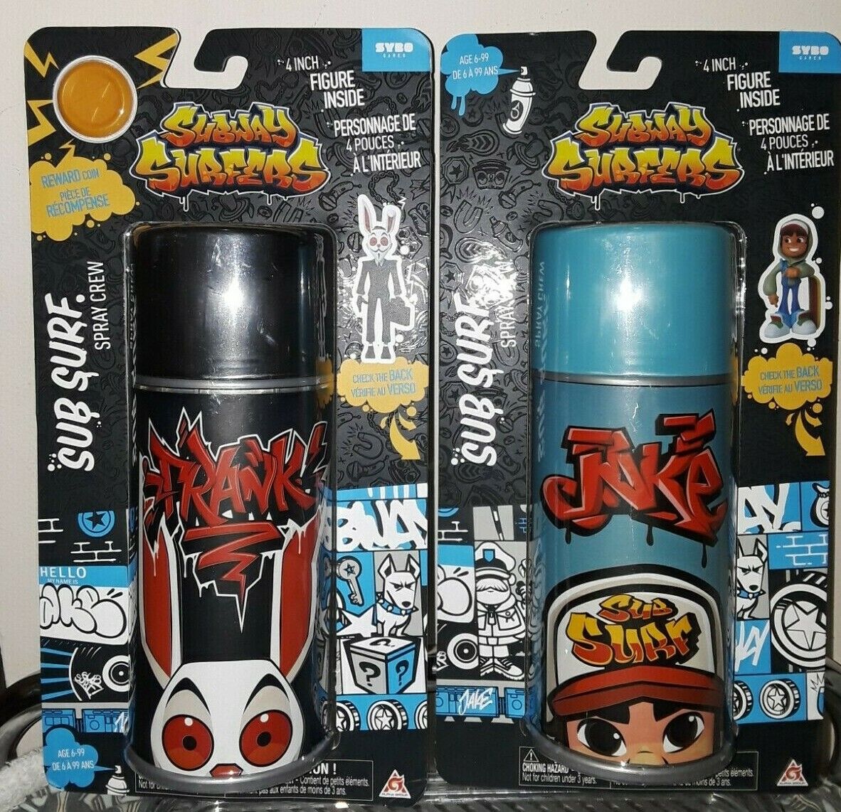 SUBWAY SURFERS Game Sub Surf Spray Crew 4 VINYL FIGURE Jake