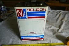 Vintage Empty 1 Gallon Nelson Linseed Oil Can Only 1 on eBay! 25-23-20-CH