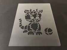Cat 2 Stencil 10mm or 7mm Thick, Crafts, Kitten, Pet, Dog, Tigers, Leopard