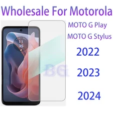 For Motolora MOTO G Play/G Stylus 2022/23/24 Tempered Glass Screen Protector Lot