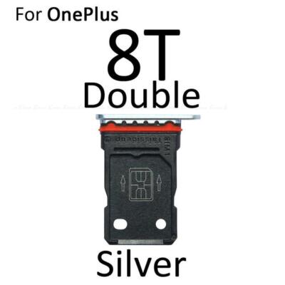 Für OnePlus 8T 1+8T Ersatz Dual SIM Karten Tray Adapter Slot Halter Buchse