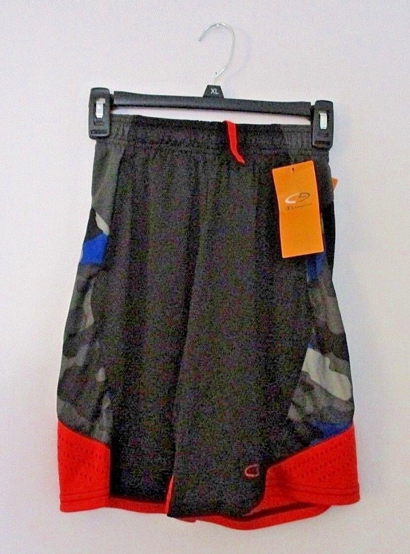 849B1 Champion 99071 C9 Boys Athletic Shorts MD Black w Blue 849B1 Champion 99071 C9 Boys Athletic Shorts MD Black w Blue