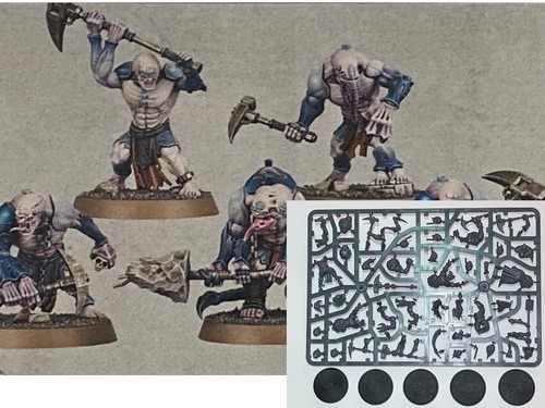 40k Warhammer Genestealer Cults Aberrants Squad 5 Figures On The Sprue ...