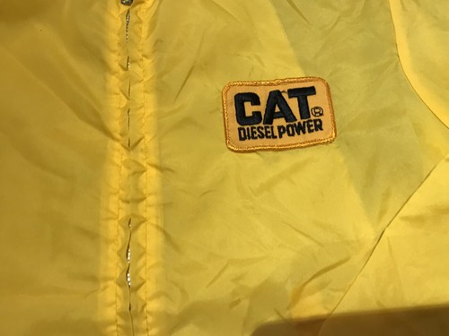 vintage cat diesel power Jacket Size 