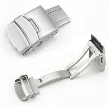 High Quality Buckle Stainless Steel Push Deployant Watch Band Clasp 16mm-24mm