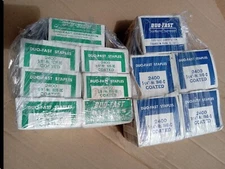 Lot Of Dou-Fast Staples 5/8" 1820-DC And 1-1/4" 1840c 2400 Coated Staples per 
