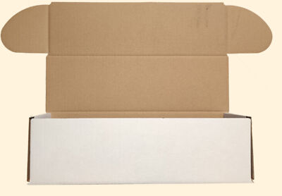 50 x Kartons 380 x 120 x 120 mm WEISS Schachtel Verpackung Paket Versand Box DPD
