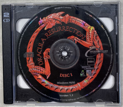 Dracula Resurrection (PC 2000) 2-Discs CD-ROM