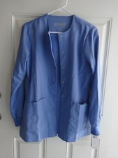NEW Ladies Grey's Anatomy Ciel Blue Lab Coat Size XS