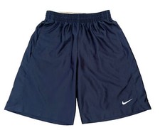 Nike Basketball Vtg Black Tag Drawstring Lined Pockets Men’s Medium Y2K ￼