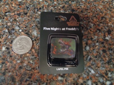 Five Nights At Freddy's Security Breach TV Lenticular Enamel Pin Metal Brand New