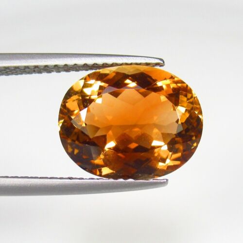 6.88 Ct Natural Champagne Topaz Top Luster,Flawless Oval Cut,Brazil-57930